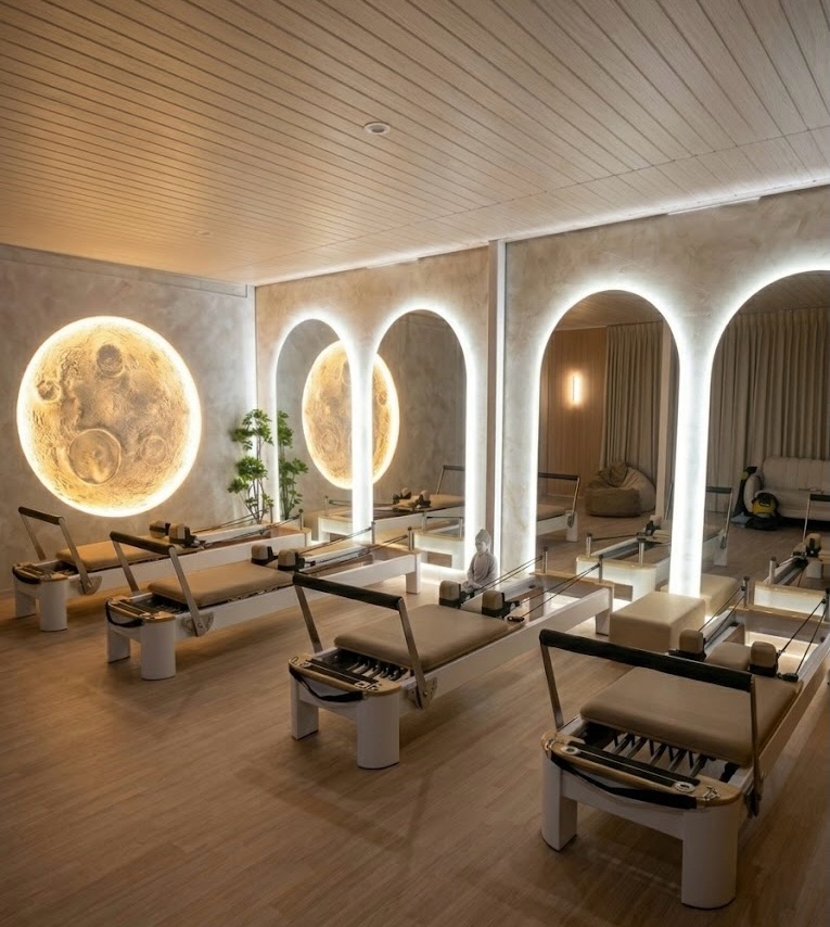 Instalación real de equipos Metal System de Koru para Ikaro Wellness en Cusco
